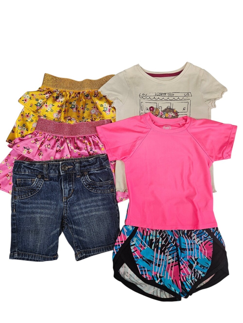 Bundle Of Girls Warm Weather Clothes Size 4/5